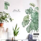 👉 Koelkast active DIY creatieve planten stickers woonkamer decoratieve muurstickers