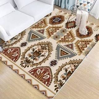 👉 Carpet grijs antislip active Simplicity Geometry Home Abstract Floot Mat, Afmeting: 120x160cm (lichtgrijs)