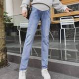 👉 Panty's blauw XL active Fall Outer Wear Panty Zwangerschapsjeans (Kleur: Lichtblauw Maat: XL)