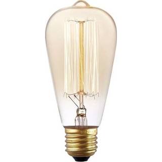 👉 E27 40W Retro Edison Gloeilamp Gloeidraad Vintage Ampul Gloeilamp, AC 220V (ST64 Gloeidraad)