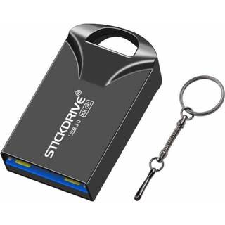 👉 Zwart active STICKDRIVE 16GB USB 3.0 High Speed Mini Metal U Disk (zwart)