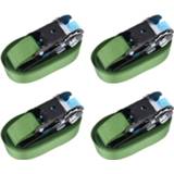 👉 Spanband groen active Spanbanden 4 st 800 daN 6 m 8720286182345