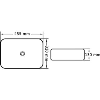 👉 Wastafel zwart keramiek active 45,5x32x13 cm 8718475719946