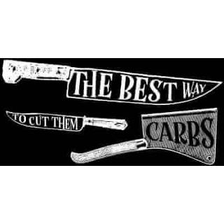 👉 The Best Way To Cut Them Carbs T-shirt - Zwart - 4XL - Zwart