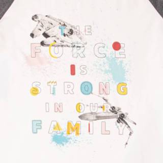 👉 Pyjama wit grijs XS Star Wars The Force Is Strong In Our Family Men's Set - White/Grey