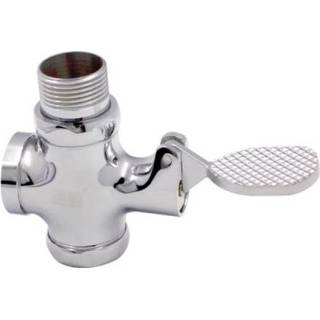 👉 Kruk groot active 1 Inch Doorspoelklep Voetpedaal Urinoir Vertragingsklep Hurken Toilet Doorspoelklep, Stijl: Legering