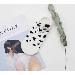 👉 Sokken active vrouwen 10 paar dames katoenen stereoscopisch schattig dier zomer korte (dalmatisch)