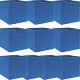 👉 Opbergbox stof active blauw Opbergboxen 10 st 32x32x32 cm 8719883891088