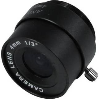👉 Cameralens zwart active 4 mm 1/3 SONY voor CCD-camera's (zwart)