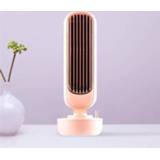 👉 Bladloze ventilator roze active Retro Bevochtiging Toren USB Waterkoeling Spray Desktop Koeler (Roze)