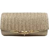 👉 Clutch active vrouwen Fashion Chain Dinner Bag Shoulder Messenger Dames Portemonnee (Champagne)