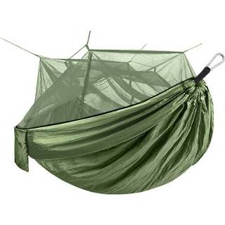 👉 Klamboe legergroen active Versleuteling Hangmat Outdoor Camping Anti-Klamboe Gaas Hangmat, Afmeting: 260x140cm (Legergroen)