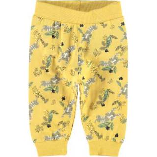 Sweatpant katoen mix pasgeborene jongens geel Name it Sweatpants Nbmjack Ochre 5714926993067