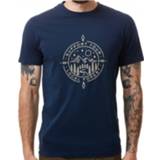 👉 Tentree - Support  T-Shirt maat XXL, zwart/blauw