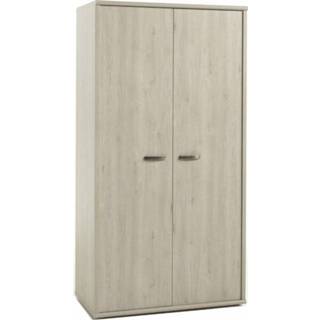 👉 Beige melamine 2-deurskast Benja