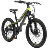 👉 Kinder fiets aluminium zwart jongens kinderen geel Bikestar kinderfiets hardtail Mountain 20, zwart/geel 4260184716364