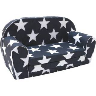 👉 Sofa meisjes zwart Bino - Sterren 4019359530171