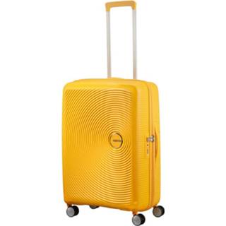 👉 Spinner geel polypropyleen American Tourister Soundbox 67 Expandable Golden Yellow 5414847854149