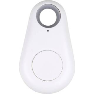 👉 Keyfinder wit active kinderen Portemonnee Dog Cat kids GPS-locator anti verloren sleutelhanger Smart Search Bluetooth Tracker Tag (wit)