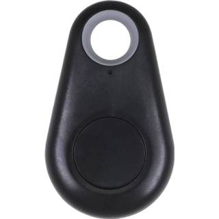 👉 Keyfinder zwart active kinderen portemonnee hond kat GPS-locator anti verloren sleutelhanger Smart Search Bluetooth Tracker Tag (zwart)