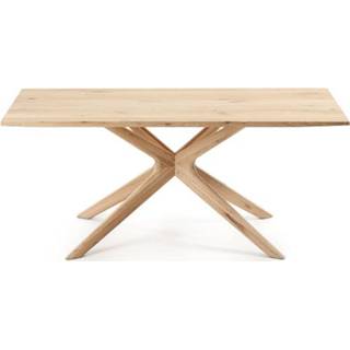 👉 Kave Home Normande Eettafel 180 x 90 cm