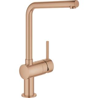 👉 Keukenkraan GROHE Minta 1-gats met draaibare L-uitloop, warm sunset 4005176488634