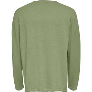 👉 Trui katoen XS mannen groen 'ALAN' 5715100631492