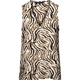 👉 Blous gerecycled materiaal XXL vrouwen beige Blouse 'Saga' 5715104720734