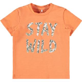 Shirt biologisch katoen jongens oranje 'Jason' 5714926996372