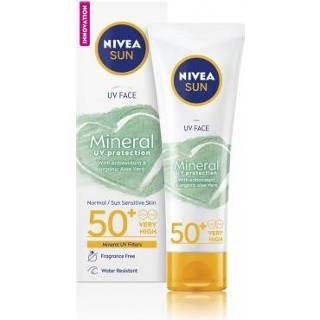 👉 Mineraal Nivea Sun UV Face Mineral Sunscreen SPF50+ 50 ml 4005900836311