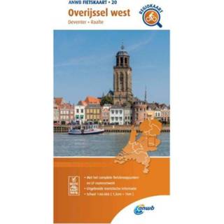 👉 Fietskaart Overijssel West 1:66.666 - Anwb 9789018047214