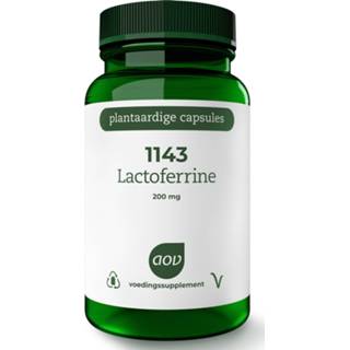 👉 Gezondheid AOV 1143 Lactoferrine 200mg Vegacaps 8715687711430