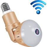 👉 Gloeilamp active 1,3 Megapixel Panoramische Universele Camera Mobiele telefoon Installatie op afstand Thuisnetwerk HD Plug en Play V380 Monitoring