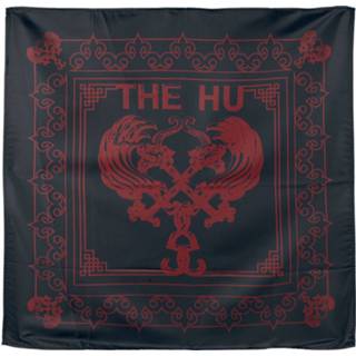 👉 Bandana rood unisex meerkleurig The Hu - Red logo 4064854170353