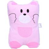 👉 Katoenen kussen roze active baby's met cartoon babybeer (roze)