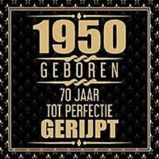 👉 Gastenboek zwart goud 1951 Geboren 70 Jaar Tot Perfectie Gerijpt. 70e verjaardag | Cadeau voor je - 60 beschrijfbare pagina's, Wigman, Niek, Paperback 9789402150292