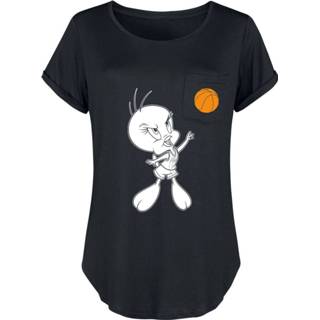 👉 Shirt zwart vrouwen m Space Jam - Tweety T-shirt 4064854359536