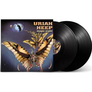 👉 Zwart unisex Uriah Heep - Magic night LP 803343249354