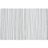 Placemat wit 6x Rechthoekige placemats metallic 30 x 45 cm