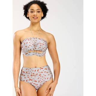 👉 Bandage XL active vrouwen sexy hoge taille split bikini badpak (kleur: Leopard print maat: XL)