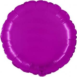 👉 Folieballon Rond 46 cm - Violet