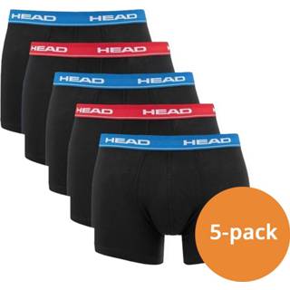 👉 Boxershort zwart blauw rood s m l XL mannen Head boxershorts Black/Blue/Red 5-Pack-S