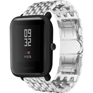 👉 Zilver Xiaomi Amazfit Bip stalen draak band (zilver) 7424911827816