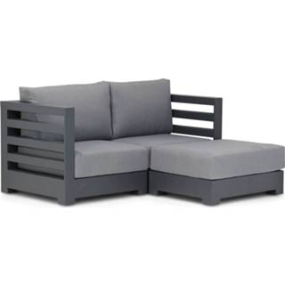 👉 Antracite aluminium chaise lounge loungesets grijs-antraciet Santika Phantom longue loungeset 3-delig 7423611994965