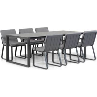 👉 Tuinset antracite aluminium dining sets grijs-antraciet Lifestyle Estancia/Zaga 220 cm 7-delig 7423603963931