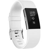 Siliconen band wit Strap-it® Fitbit Charge 2 bandje (wit) 7424919022077