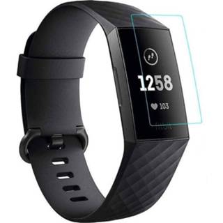 Screenprotector plastic Strap-it® Fitbit Charge 4 screen protector 9508283483752