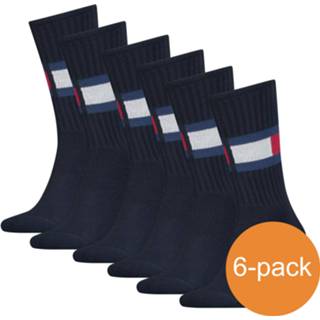 👉 Sokken unisex Tommy Hilfiger 6-pack Flag Dark Navy-43/46 3807483666450 3807483666467