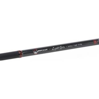 👉 Spinhengel hengel roofvis zwart EVA grijs carbon Fox Rage Warrior Light Spin - 210cm 5-15g 5056212137367