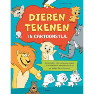 👉 Dieren tekenen in cartoonstijl 9789044761252